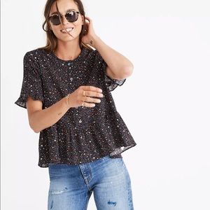 Madewell starry blouse